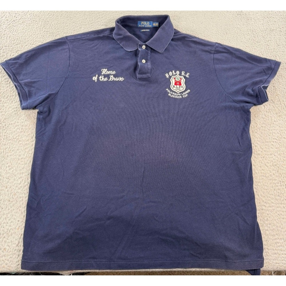 Polo Ralph Lauren Polo Shirt Mens 2XL Ivy League Tiger 1992 Bleecker Cup Rugby